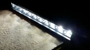 18~80cm Slim Car Sportlight LED Bumper Roll Flood Work Sport Light Bar Fog Lamp White Yellow 4x4 Jeep Truck Off Road