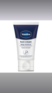 Vaseline Foot Cream Deep Moisture – 55g Tube Intense Hydration for Soft Smooth Feet