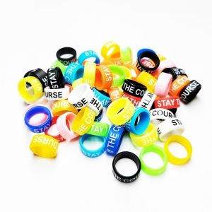 Colorful Anti-slip Silicone Ring for Bow Handle Fishing Rod Grip Push Scissors Rubber Band Outdoor Camping Travel Gear