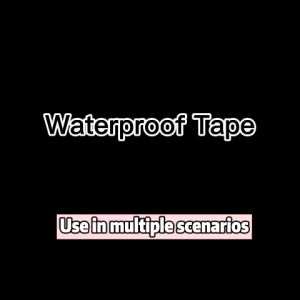 Pita kalis air Aluminium Foil Butyl Rubber Tape Super Resistant Kalis Air Pelekat Diri Dinding Retak Paip Bumbung Pembaikan gam dinding kalis air (20CM x 5M)