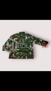JAKET BOLAK BALIK BB TENTARA ANGKATAN DARAT HIJAU MALVINAS / ARMY CAMO TACTICAL / TNI ABRI AD