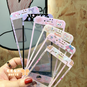 Colorful Tempered Glass Film for  6s/7/8 plus Full Screen Womens Mobile Phone Sticker Kurokos Girl Linger Beier SE2/3