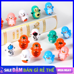 COMBO 10 Lật Đật Mini Dễ Thương - Đồ Chơi Lật Đật Nhân Vật Hoạt Hình Siêu Đáng Yêu - Đồ Chơi Cân Bằng Cho Bé
