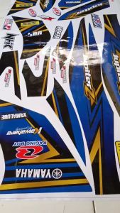 striping JUPITER Z sticker striping motor YAMAHA JUPITER Z IP.J-37 variasi racing bisa custom