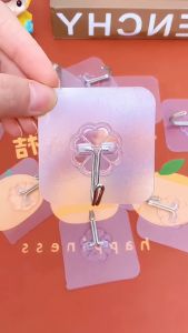 Combo 10 Móc Dán Tường Siêu Dính Chịu Lực Treo Tường Treo Đồ Dùng Chắc Chắn