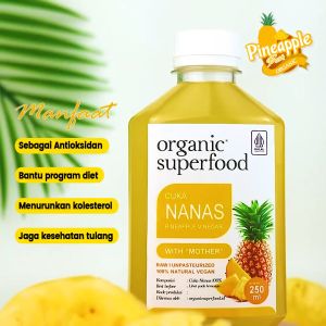 Organic Superfood - Cuka Nanas Original - Menurunkan Kadar Gula Darah - Pineapple Vinegar