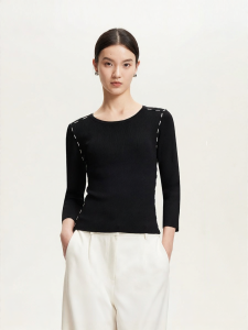 Vero Moda | Áo Sweater Ôm Body có viền màu Block