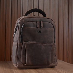 Reven Leather Outlander Backpack - Tas Ransel Punggung Pria Kulit Sapi Asli Free Random Gift