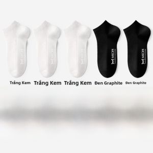 MiiOW | Tất lưới thoáng khí chống trượt thấm mồ hôi chống mùi cho nữ Tất ngắn MiiOW Cat Person Dệt kim Polyester Ultra mỏng Mùa hè 2025