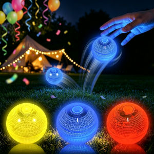 Luminous Bouncy Ball Glowing Party Ball Bounce or Tap Turn Light Glowing Ball for Holiday Carnival Goodie Bag Filler Kids Gift