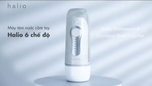Máy Tăm Nước Cầm Tay 6 Chế Độ Halio Professional Cordless - Công nghệ Sóng Âm Sonic - Pin 25 Ngày