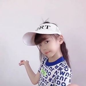 FG Topi Anak Knit Visor SPORT Topi Golf Anak SPORT Topi Senam Olahraga Baseball Cap Topi Pantai Sunshade