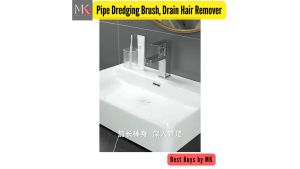 45cm Pipe Unblocking Brush Household Kitchen Sink Cleaning Brush Bathroom Sewer Unblocking Strip Hair Debris Cleaner Anti-clogging Removal Tool 45CM Pipe Dredging Brush Bathroom Hair Sewer Sink Cleaning Brush Drain Cleaner Flexible Cleaner Clog Plug Hole