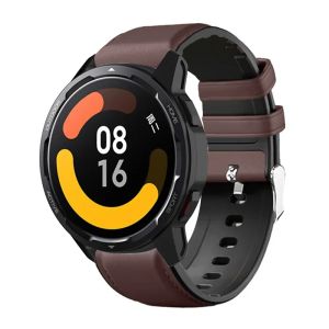 22mm Leather Silicone Strap for Xiaomi Watch S1 Active Smart Watch Watchband Sport Bracelet for Xiaomi Watch S1 Band Accessories