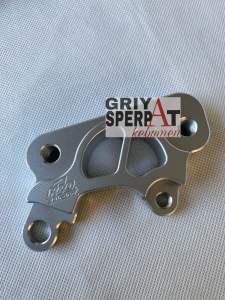 BREKET DUDUKAN KALIPER 2P RX KING NEW 300MM FULL CNC HITAM/CROM NISSIN