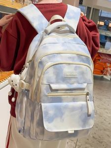 Korean Style Backpack for Middle School High School College Students and Elementary School Students 3-6 Grade