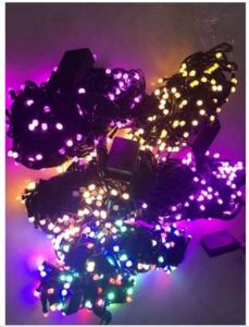 Dây đèn nháy chớp nhấp nháy LED trang trí 20m 50m Trắng Vàng Hồng Xanh Dương xanh Lá