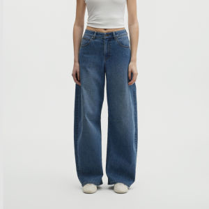 Bananain | Moisture-wicking Wide Legged Jeans Pants