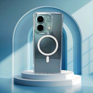 Techvault Case Redmi Note 13 pro 4G Protective Case Clear Magsafe