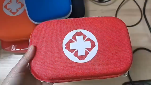 First Aid Emergency Kit – Medical Supplies Set with Flashlight for Family Car & Outdoor Use