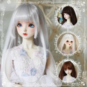 1/3 1/4 1/6 ตุ๊กตา Bjd วิกผมยาวตรงวิกผมสําหรับสาว Diy Bjd วิกผมอุปกรณ์เสริม