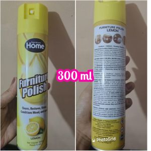 Furniture polish spray for woodleatherand vinylcleans shines