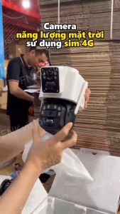 [FNKvision] Camera năng lượng mặt trời 4G Yoosee 2 mắt 12MP D38Z/4G  xoay chuyển quan sát 360 độ bảo hành 12 tháng