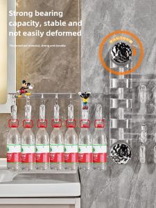 Suction Cup Foldable Drying Rack Clip Socks Intimates Clothes Hanger Multi-Clip Balcony Toilet Foldable Multifunctional Clothes Hanger