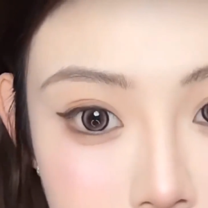 JUNLIi Double Head Rotatable Eyeliner Stamp Integrated Eyeliner Stamp Precise Outline Signet Long-Lasting Eyeliner Liquid Pen Cosmetics