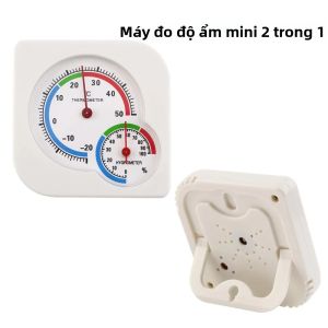 Máy Đo Độ Ẩm Và Nhiệt Kế Mini 2 Trong 1 Máy Đo Nhiệt Độ Độ Ẩm Hai Mặt Số Để Sử Dụng Trong Nhà Màn Hình Tương Tự