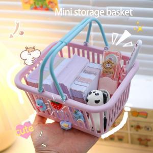 Storage Basket Kitchen Organizer Plastic Household Laundry Snack Book Fruit Underwear Sundries Storage Baskets
