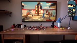LELE Mainan Ninjago Mainan Blok Bangunan Mainan Ninja Kereta Kuil Figur Anak Laki-Laki Hadiah Mainan