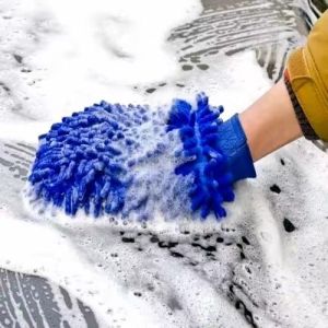 Sarung Tangan Cendol Microfiber / Kain Lap Pembersih 2 Sisi