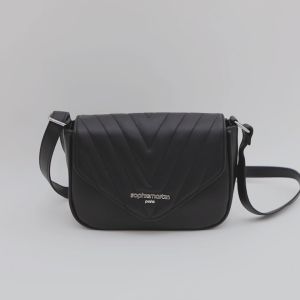 Tas Selempang Wanita Hitam Elegan Simpel Sophie Martin Paris Justicia Black Katalog Terbaru 2025 Promo Kekinian Premium Sling Bag Gratis Ongkir COD