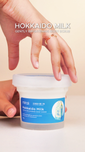 Mirai Gentle Brightening Body Scrub Niacinamide 250g*3 Sensitive Skin Hokkaido Milk Smooth Glow