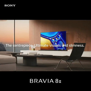 Sony BRAVIA 8 II | 65 inch | 65XR80M2 | 4K QD OLED TV | 3 Years Warranty
