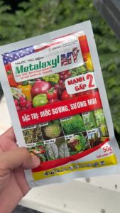 METALAXYL MỸ 50GR (MUA5TANG1) HIỆU MỐC SƯƠNG SƯƠNG MAI GHẺ SẸO THÁN THƯ PHẤN TRẮNG NỨT THÂN