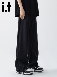 izzue | Fashion American Style Straight Leg Trousers Loose Long Pants
