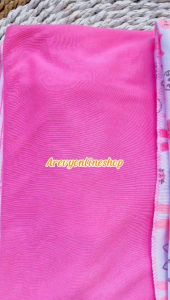 Arevy Babywear 3 Pcs Bedong Bayi Seri Pink Bahan Kaos Bedong Jumbo Baby Newborn