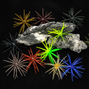 WALK FISH 3PCS/Lot 110mm 9g Sea Urchin Soft Fishing Lures TPE Silicone Baits Bream Mandarin Tilapia Sea Bass Trout Freshwater