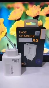 Batok Adaptor POC0 X5 240W Power Adapter Quick Charge 3.0 Support Fast Charging