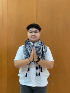 Sorban Palestina Slayer Hitam Putih Motif Zig Zag Kotak Jagung/Sorban Tactical Slayer Dasar Putih/Sorban Tenun Rumbai/Oleh-Oleh Haji/Sorban Murah