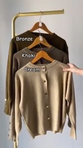 AIRA RAJUT BASIC KNIT CARDIGAN RAJUT LENGAN PANJANG WANITA CARDY PREMIUM SWEATER RAJUT PREMIUM