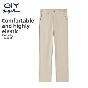 GYgoldlion | Mens Outdoor Stretch Straight-leg Breathable Trousers