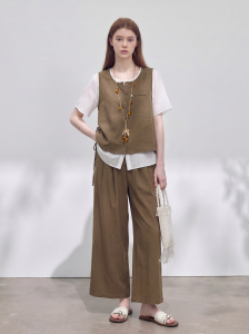 GULILI | Stylish Summer Set Sleeveless Vest and Wide Leg Pants