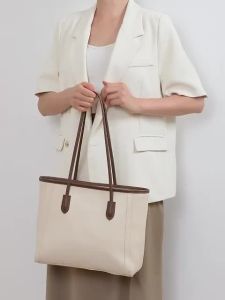 【High-End Mumu】M340 Japanese Simple Women Shoulder Bag Large Tote Bags For Office Woman