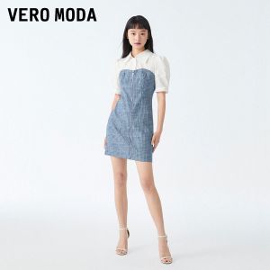 Vero Moda | Đầm Jeans Đa Năng Phối Họa Tiết Caro