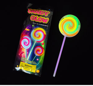 10/20pcs Lollipop Fluorescent DIY  Glowing Spinning Glow Sticks Party Supplies Halloween Wedding Festival