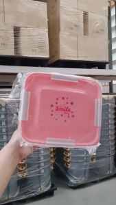 Eskimo กล่องใสอาหารฝาล็อค รุ่น Party Time / คละลาย LC2700