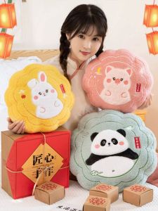Đồ Chơi Gối Bánh Trung Thu Bằng Vải Nhung PP Cotton Hình Bánh Trung Thu Đồ Chơi Nhân Vật Hình Học Cho Người Lớn Trung Quốc Đại Lục